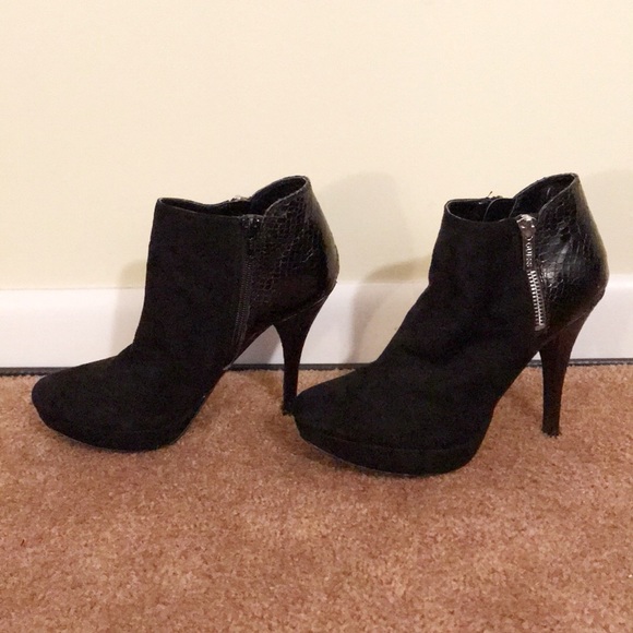 guess platform booties